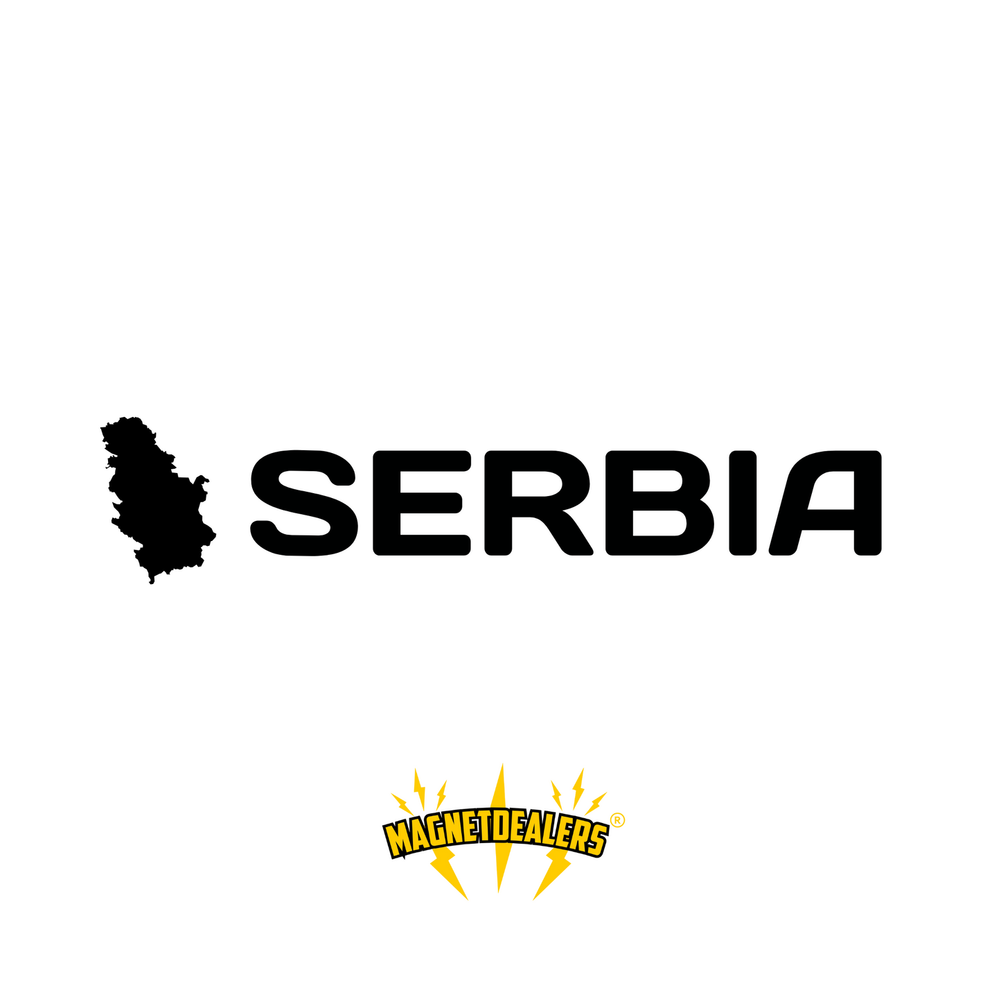 SERBIA / Car stickers - Magnetdealers