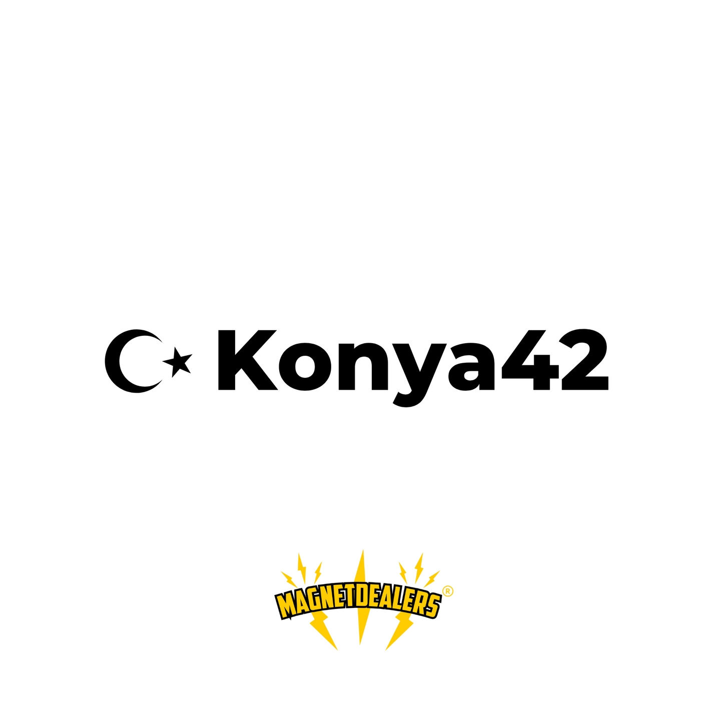 KONYA42 / Autosticker - Magnetdealers