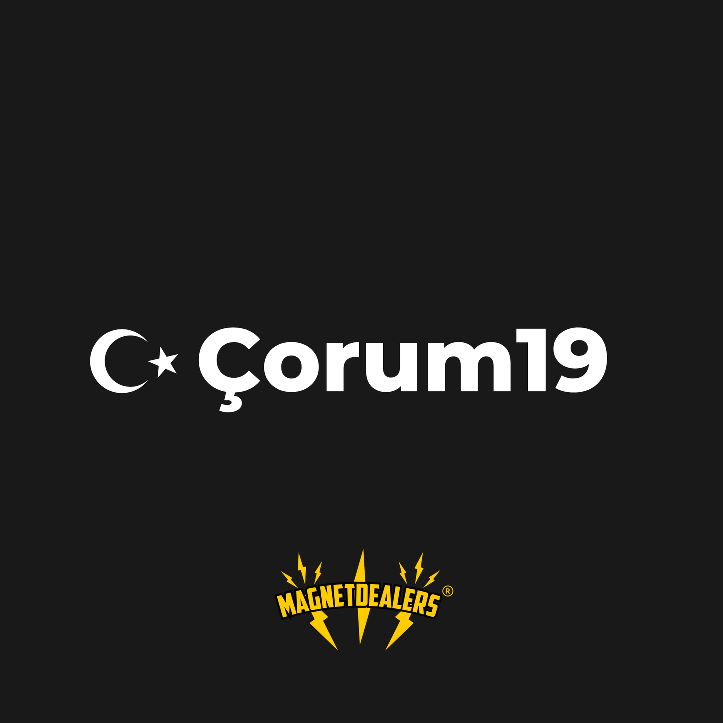 CORUM19 / Autosticker - Magnetdealers