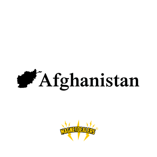 AFGHANISTAN / Autosticker - Magnetdealers