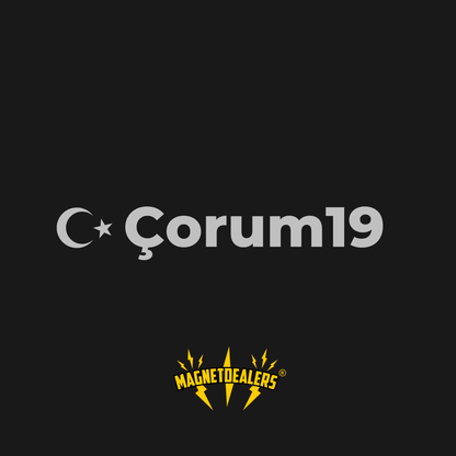 CORUM19 / Autosticker - Magnetdealers