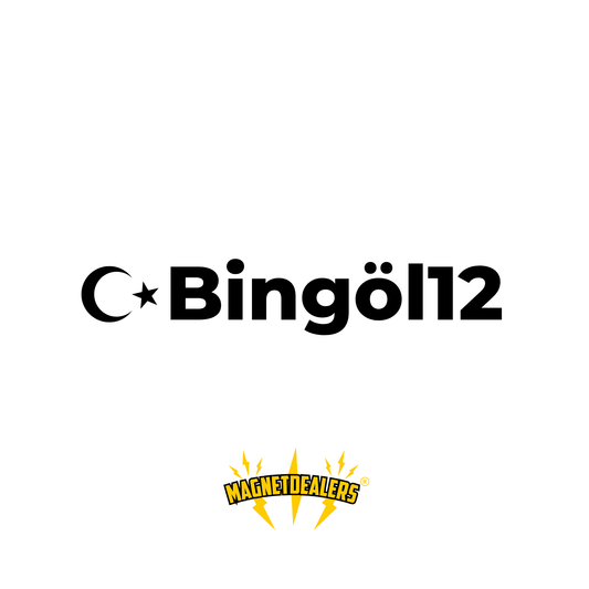 BINGÖL12 / Autosticker - Magnetdealers