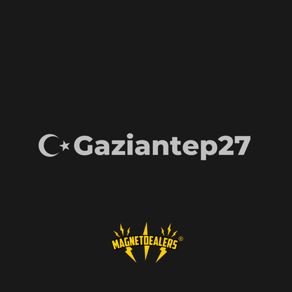 GAZIANTEP27 / Car stickers - Magnetdealers