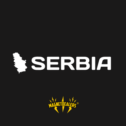 SERBIA / Car stickers - Magnetdealers