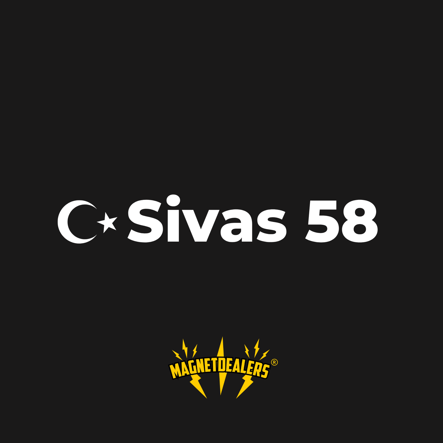 SIVAS58 / Autosticker - Magnetdealers