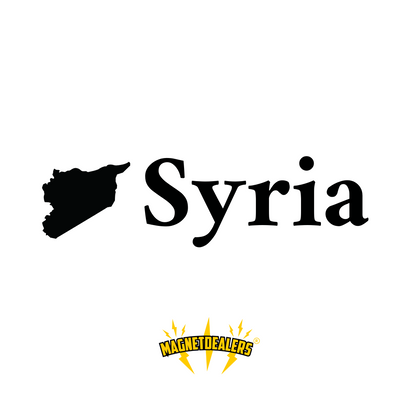 SYRIA / Autosticker - Magnetdealers