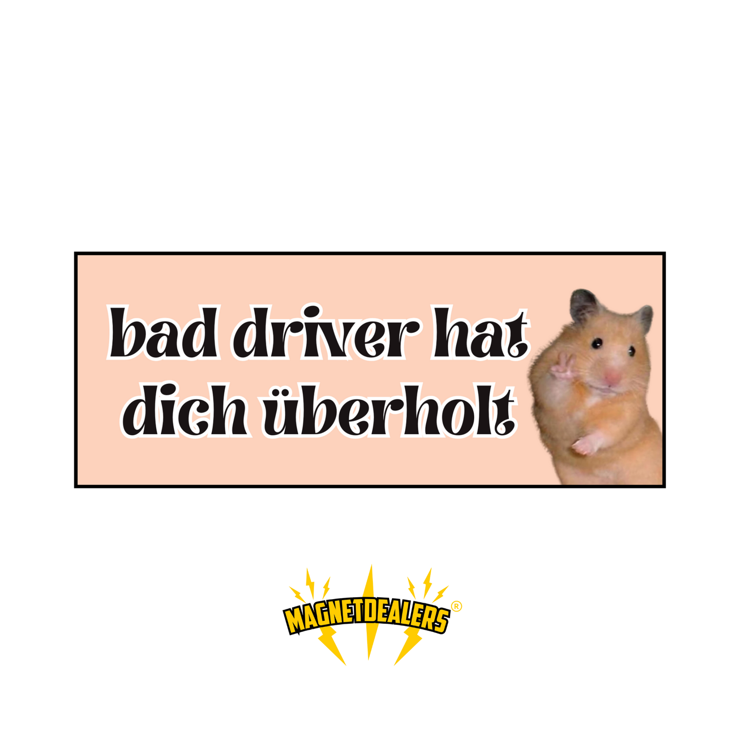 SWEET HAMSTER / Car magnet - Magnetdealers