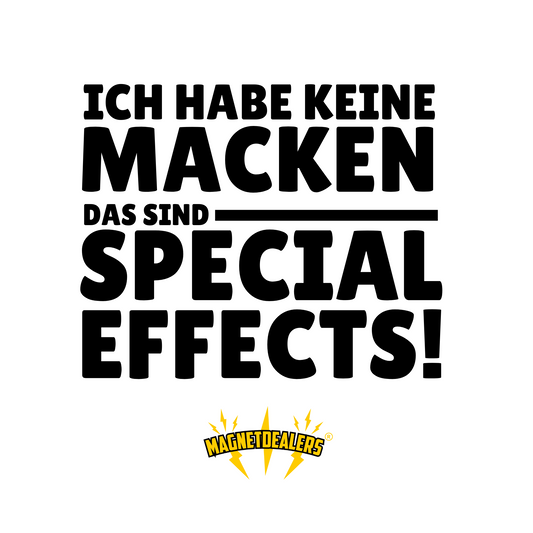 ICH HABE KEINE MACKEN / Autosticker - Magnetdealers