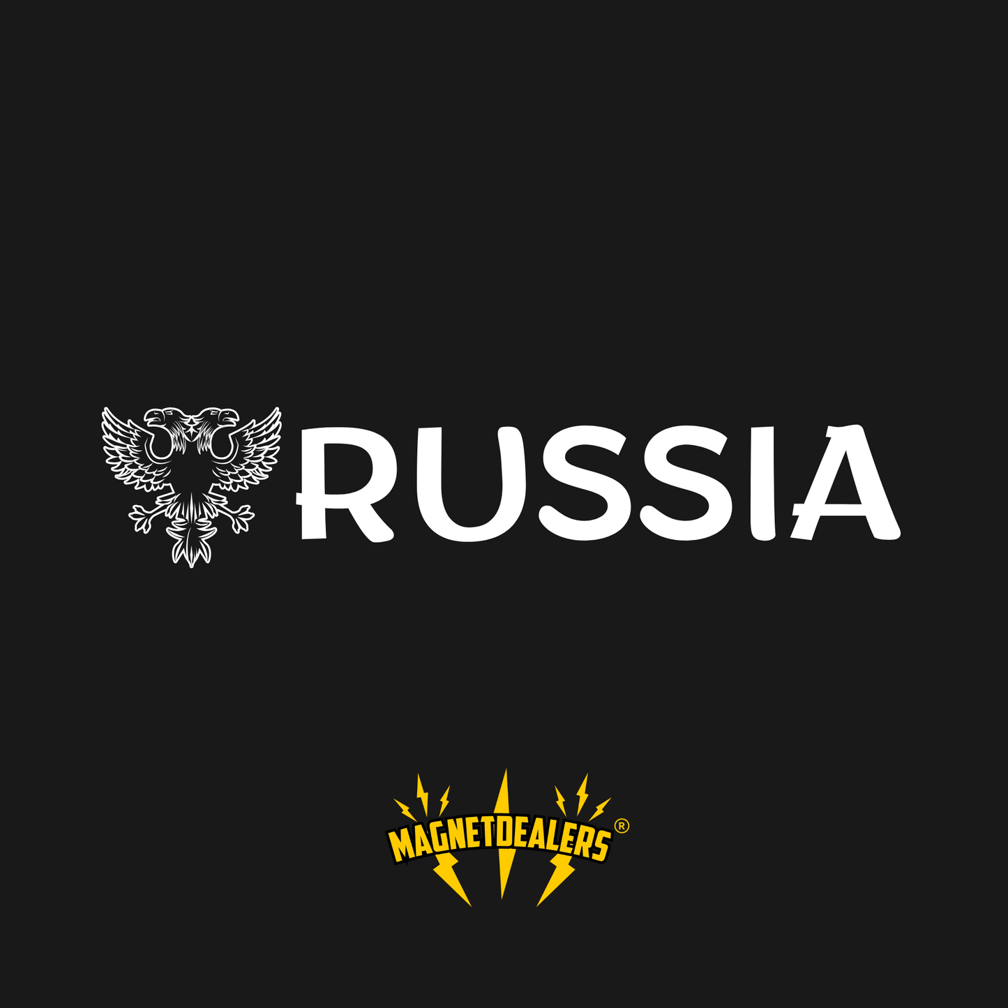 RUSSIA / Car stickers - Magnetdealers