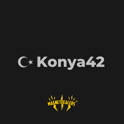 KONYA42 / Autosticker - Magnetdealers