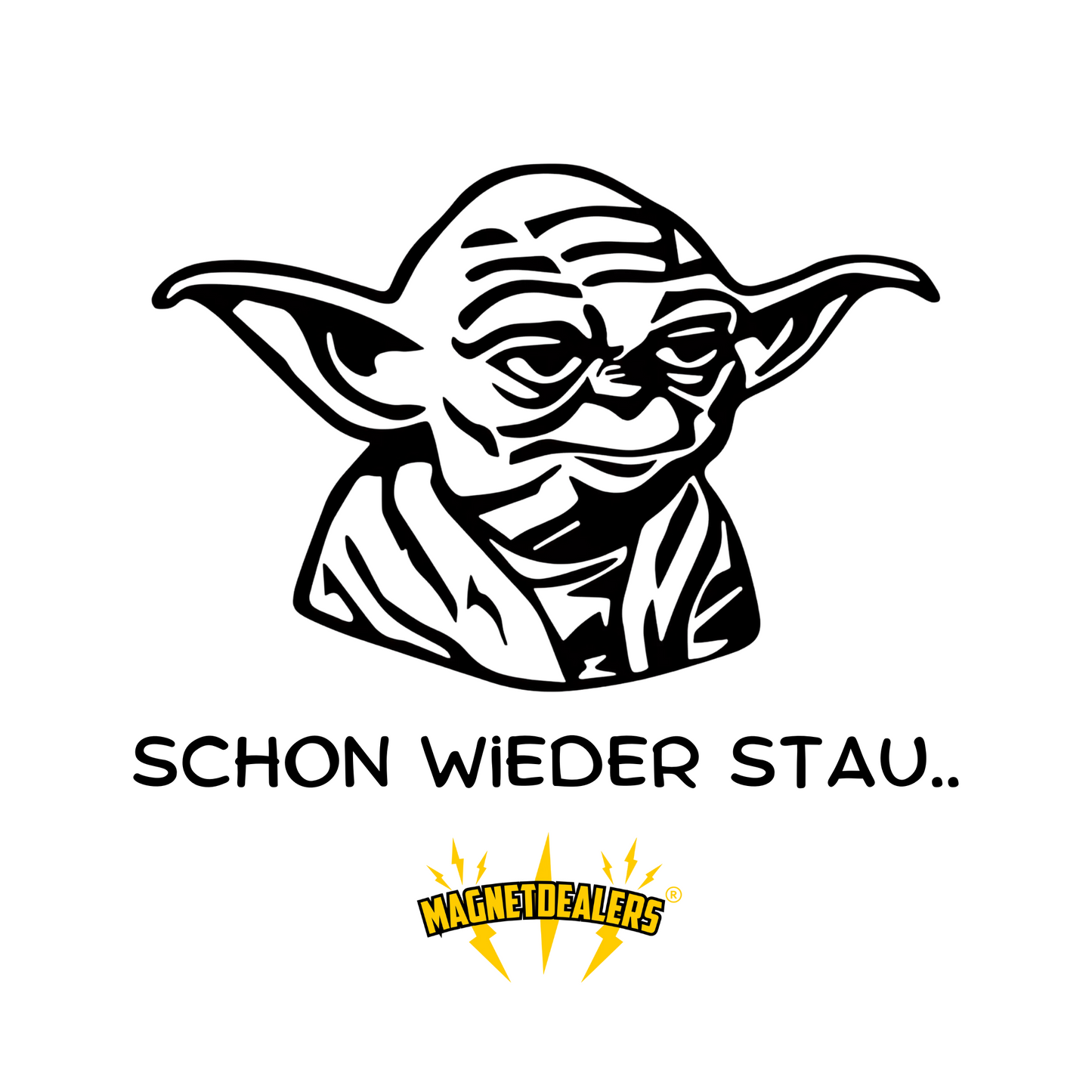 MEISTER YODA / Autosticker - Magnetdealers