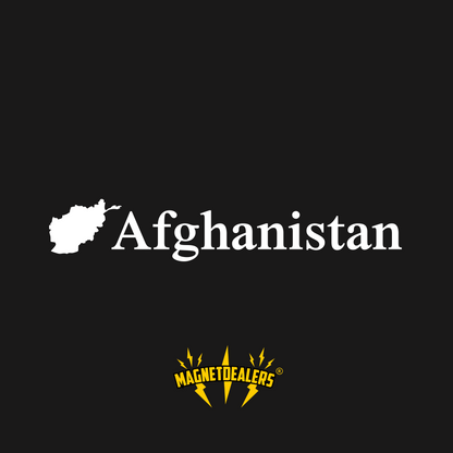 AFGHANISTAN / Autosticker - Magnetdealers