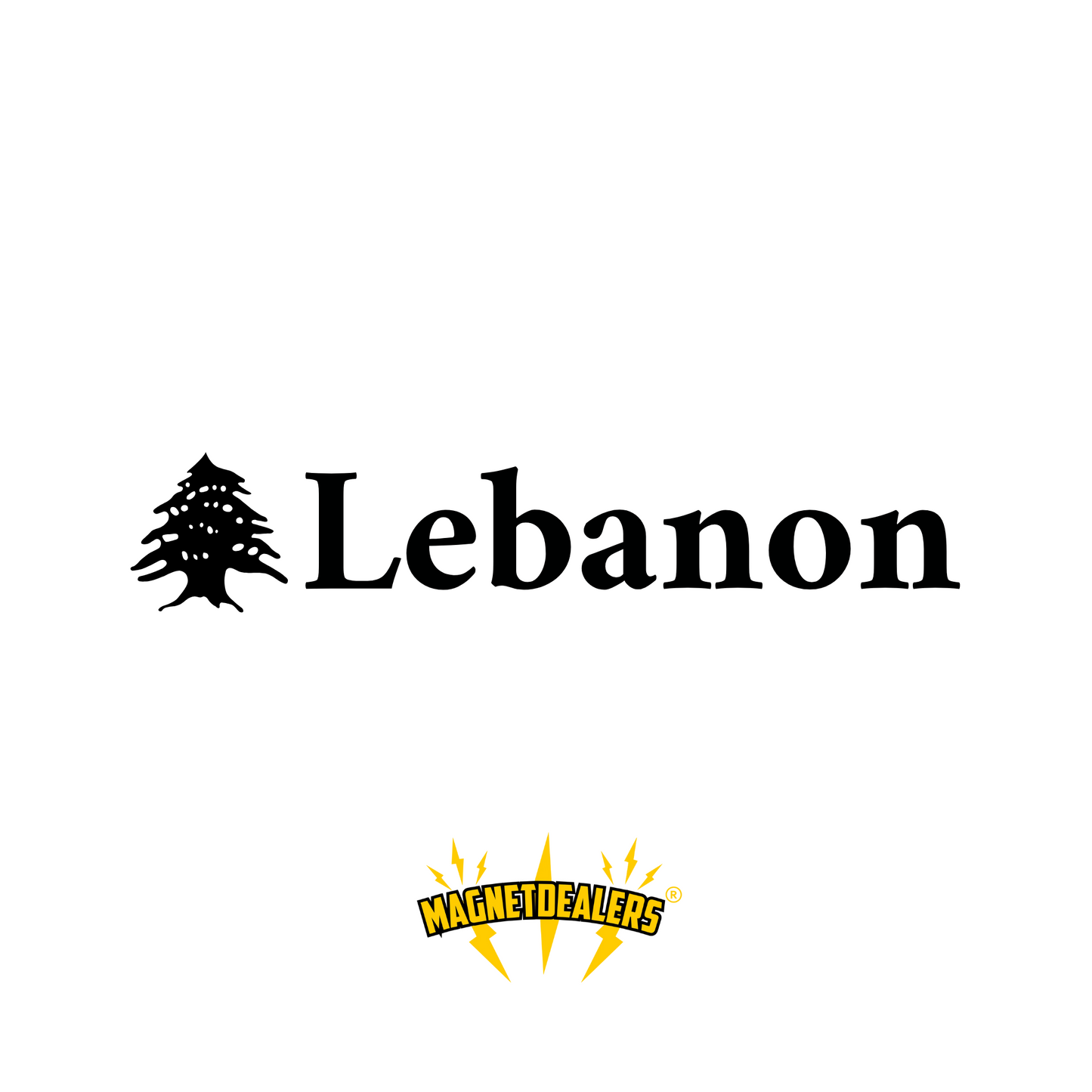 LEBANON / Autosticker - Magnetdealers