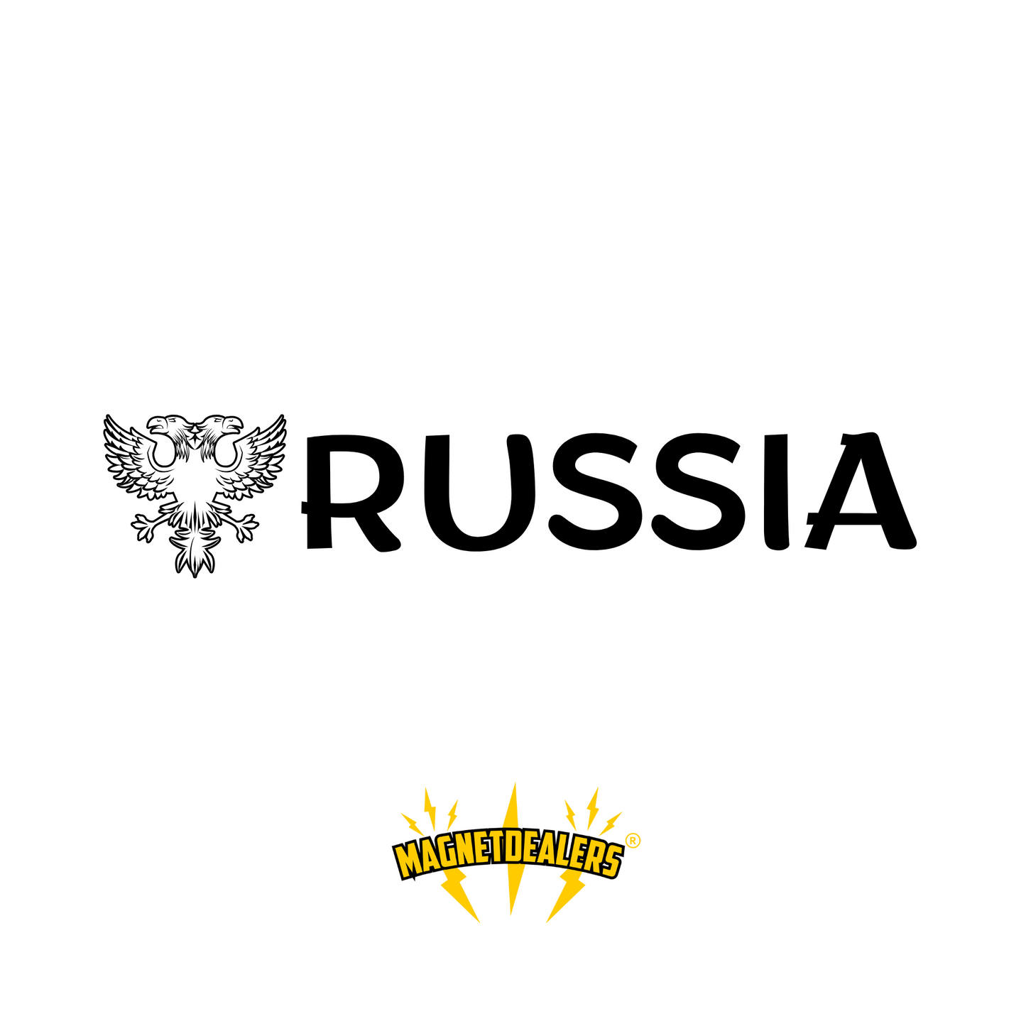 RUSSIA / Autosticker - Magnetdealers