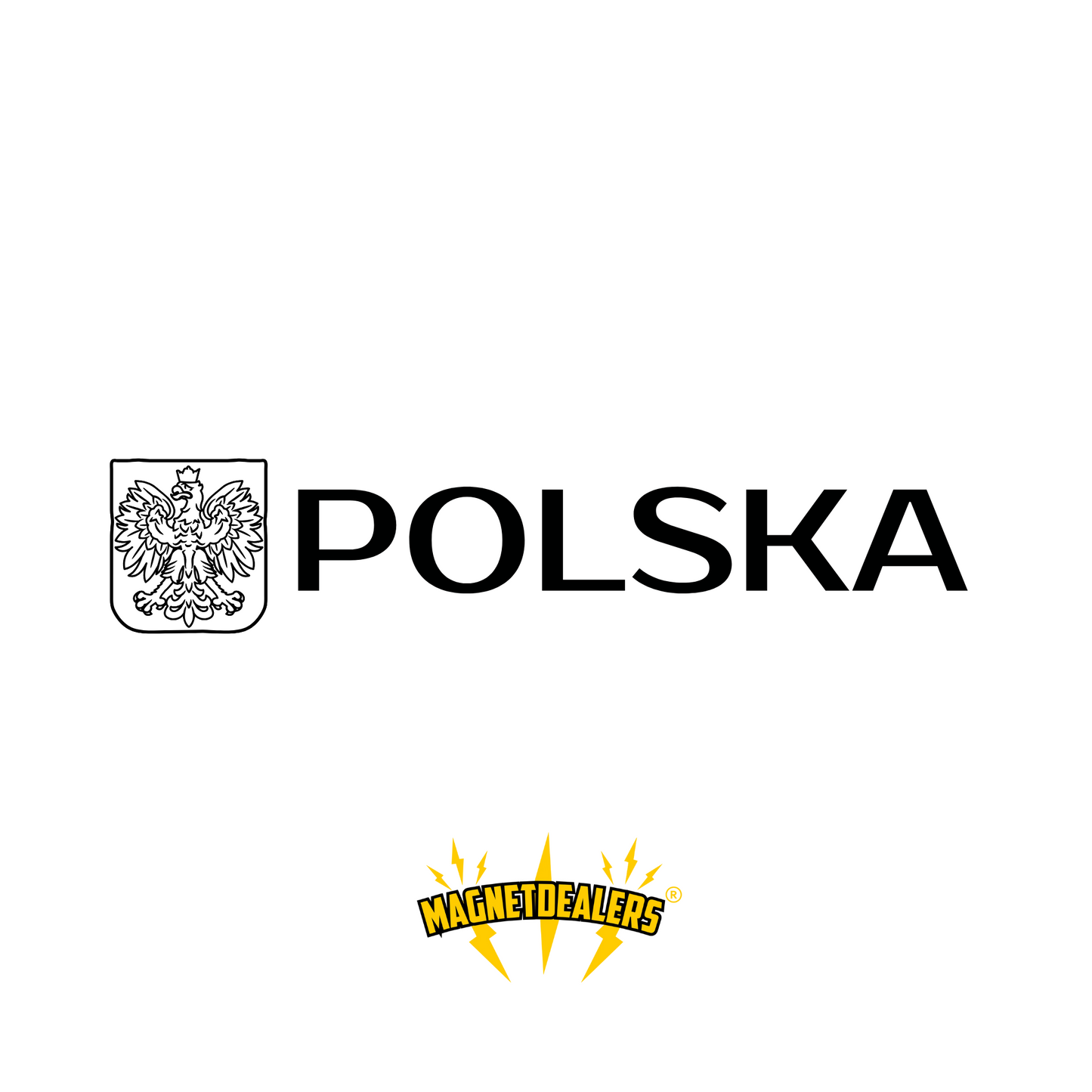 POLSKA / Autosticker - Magnetdealers