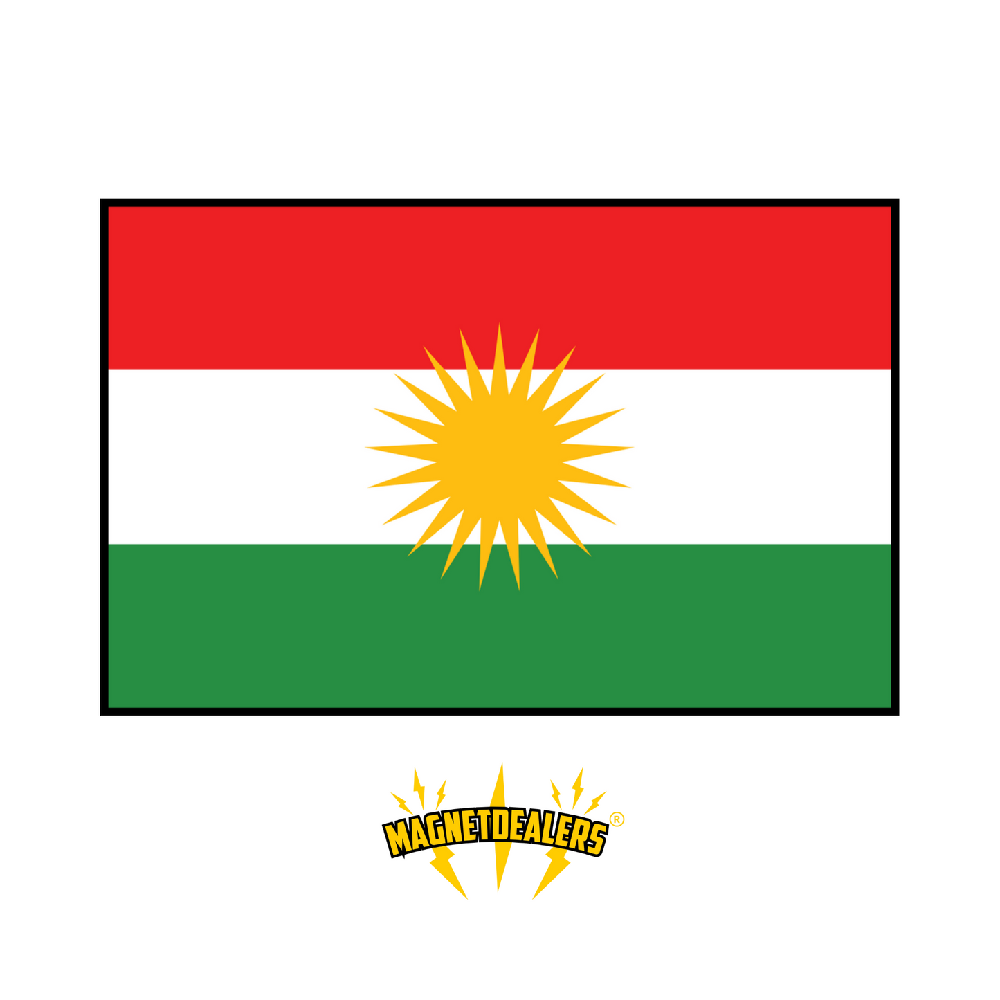 KURDISTAN / Car magnet - Magnetdealers