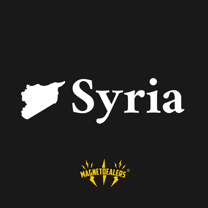 SYRIA / Autosticker - Magnetdealers