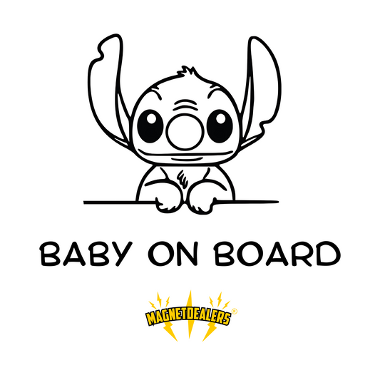 BABY ON BOARD / Autosticker - Magnetdealers