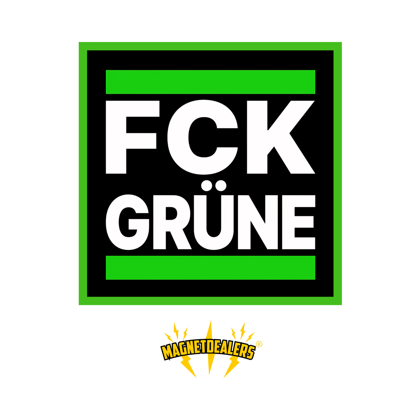 FCK GRÜNE / Automagnet - Magnetdealers