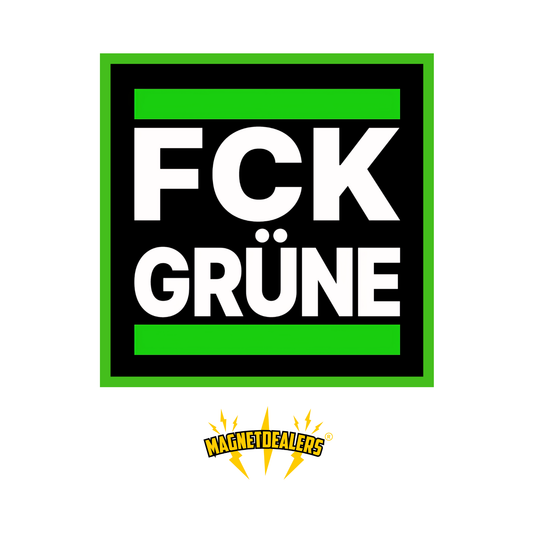 FCK GRÜNE / Automagnet - Magnetdealers