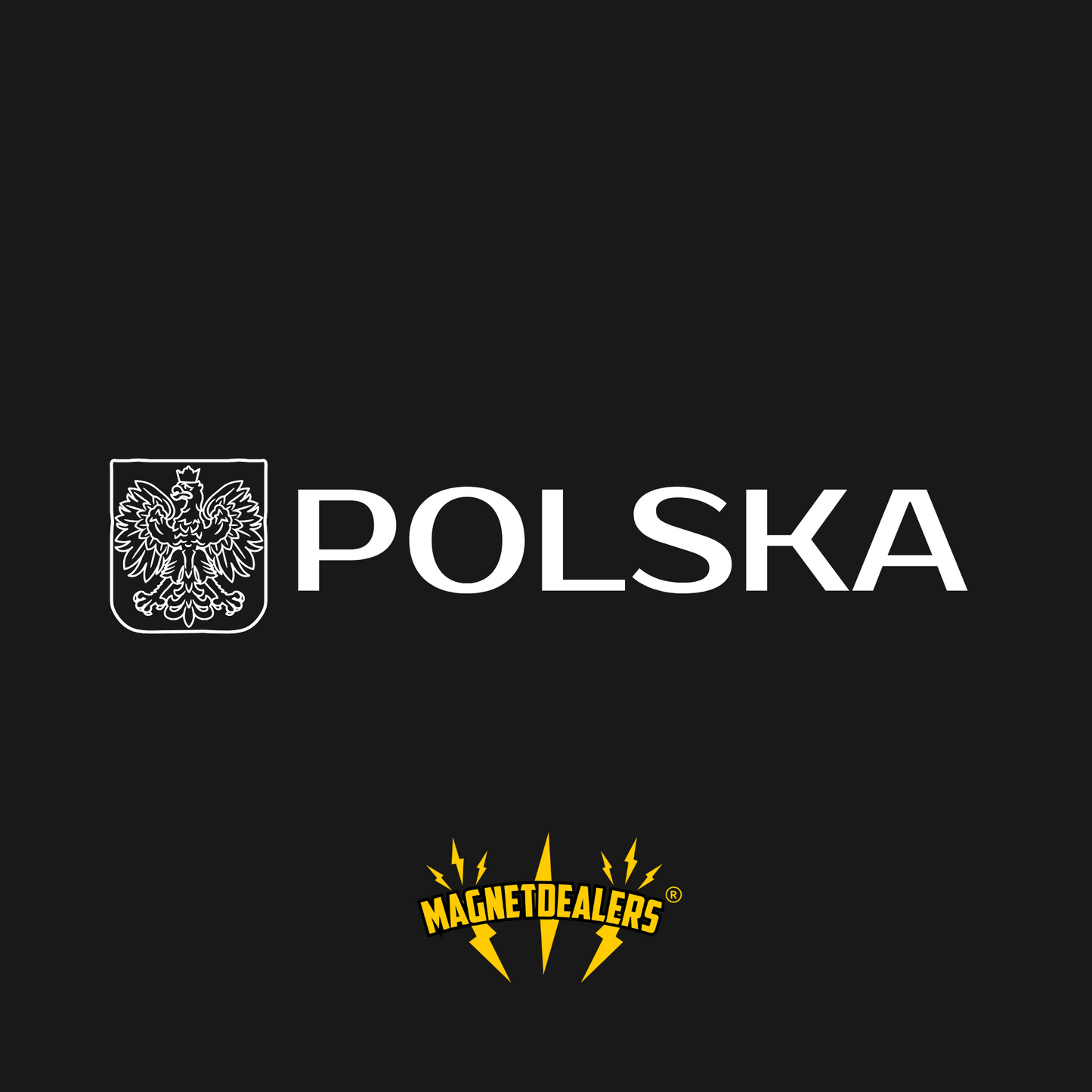 POLSKA / Autosticker - Magnetdealers