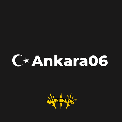 ANKARA06 / Autosticker - Magnetdealers