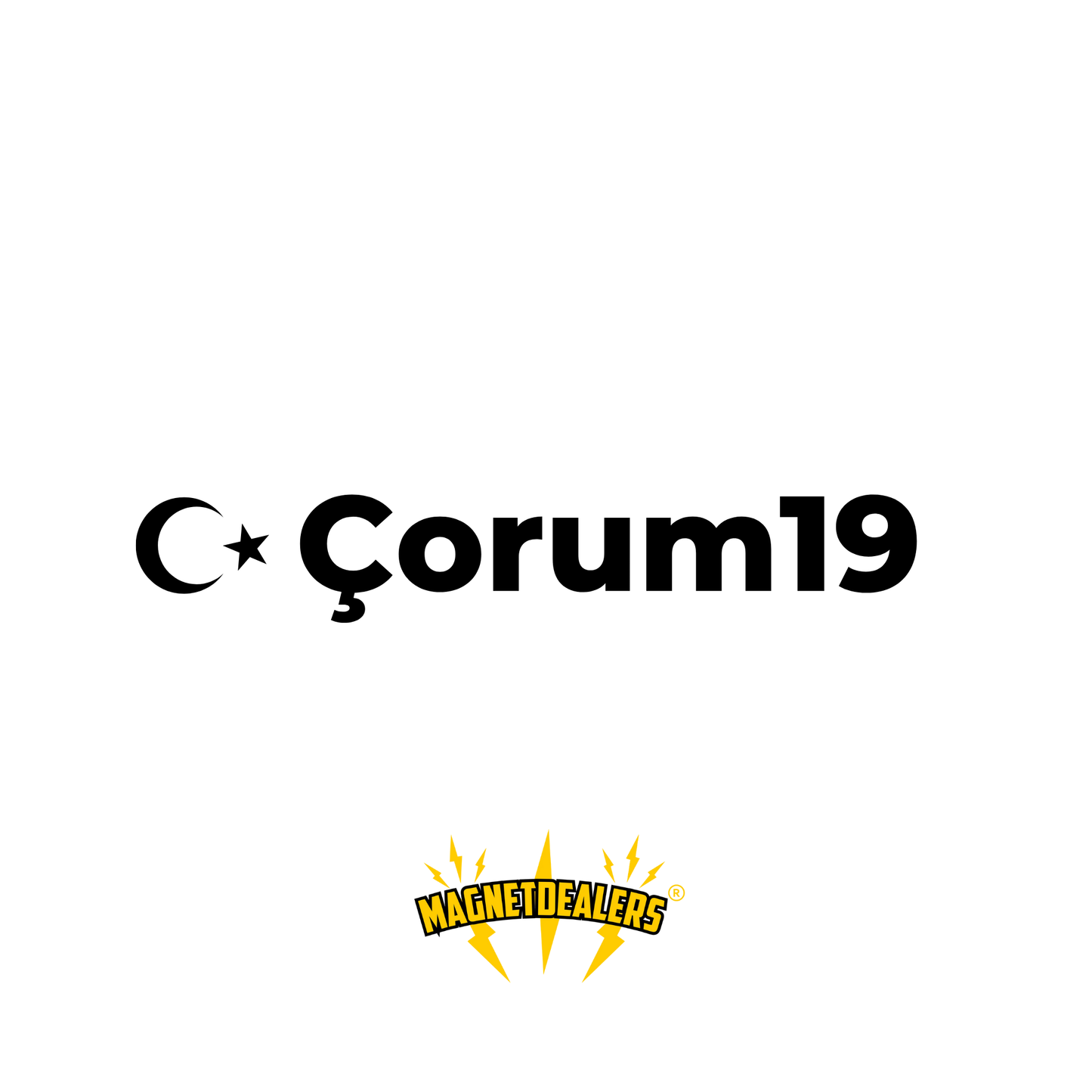 CORUM19 / Autosticker - Magnetdealers