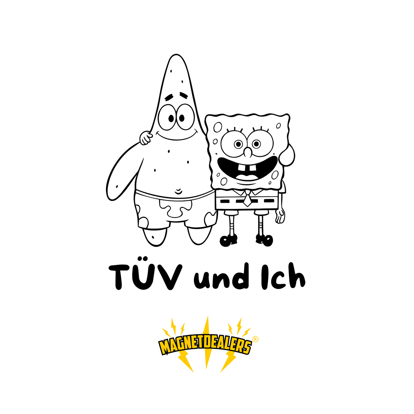 TÜV and ICH / Car Stickers - Magnetdealers