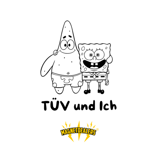 TÜV und ICH / Autosticker - Magnetdealers